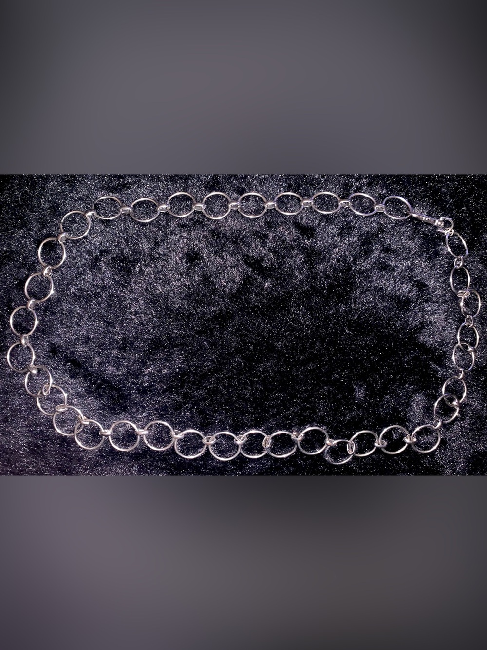 Classic Silver Chain Link Waist Belt - Women